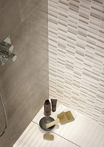 Marazzi Interiors Smoke 20x50 cm MH9J Casa39 Gres Porcellanato effetto pietra Pavimento Piastrelle Mattonelle