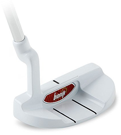 Bionik 105 Nano White Golf Putter Right Handed Semi Mallet Style with Alignment Line Up Hand Tool 32 Inches Teenage Girl's Perfect for Lining up Your Putts