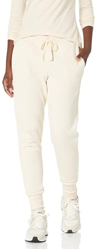 Amazon Essentials Donna Pantaloni da Jogging in Pile con Risvolto (Disponibili in Taglie Forti)