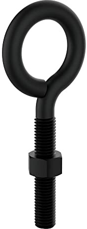 National Hardware N820-105 Eye Bolt, 3/8 × 4, Storm Shine Finish