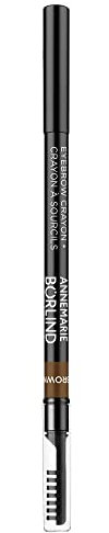 ANNEMARIE BÖRLIND AUGEN EFFECTIVE NATURAL BEAUTY Eyebrow Crayon Brown Pearl (1 g) - Für Mühelos Voluminöse Augenbrauen und Pflege mit Wertvollen Ölen, Ohne Mineralölderivate und Mikroplastik, Vegan