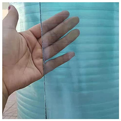 Clear Acrylic Plastic Sheet Polycarbonate Roofing Sheet, Roofing Cladding FRP Daylighting Plate Impact Resistance 1mm Glassfiber Panel Steel Structure Sunroom Canopy Rainproof and Insulated (Color :