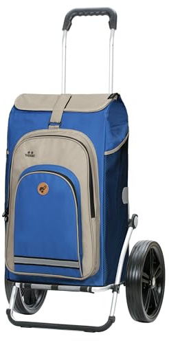 ANDERSEN Shoppingvagn – Royal Shopper Hydro 2,1 blå 62 l cykel, shoppingvagn, ryggsäck, termo, aluminium, hopfällbar, kullager