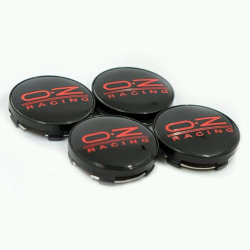 4 Stück Wagen Radnabenkappen für OZ O.Z 60MM Reifen Felgen Felgendeckel Radkappen Car Hub Centre Caps Wheel Stickers,A