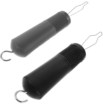 GARVALON Ensemble 2 Pièces Aide à L’Habillage pour Personnes Âgées et Handicapées Outil Portable en Plastique et Métal pour Boutons et Fermetures Éclair Assistance Pratique pour