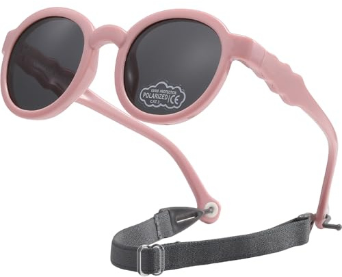 Sonnenbrille Kinder 1-3.5J, polarisiert UV400, flexibler Rahmen Kleinkind