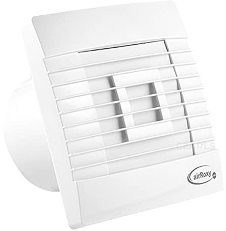 F.H. ANA Lüfter Badlüfter mit Jalousie Ø 100 mm - mit Bewegungsmelder + Nachlauf - Leise (Durchmesser: Ø 100 mm, Funktion: Bewegungsmelder + Nachlauf)