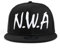 KCHYCV Männer und Frauen forSnapback Sport Baseball Cap Vintage Black NWA Letter Hip-Hop Hut