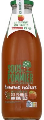 Sous Le Pommier Pur Jus De Pomme 1L