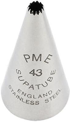 PME Supatube - Bocchetta Decorativa Professionale, Effetto Corda Media n. 43