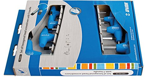 Unior T-Griff Sechskantsteckschlüssel Silber 2,5-10mm
