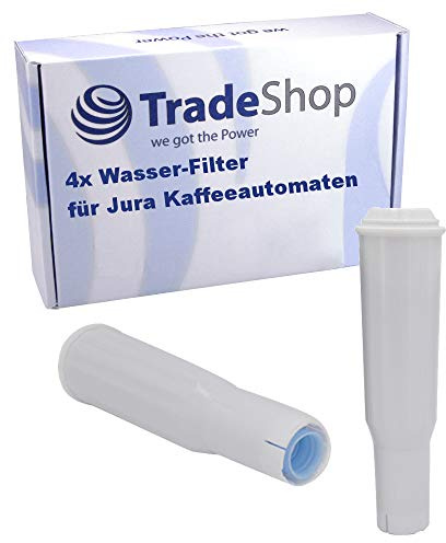 Trade-Shop 4X Wasserfilter Filter-Patrone für Jura Impressa E5 E10 E20 E25 E30 E40 E45 E50 E55 E60 E65 E70 E74 E75 E80 E85