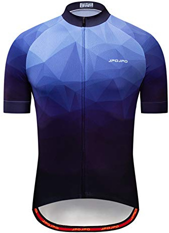 Weimostar - Maglia da ciclismo da uomo, con chiusura lampo, per ciclismo, ciclismo, equitazione, corsa, MTB, abbigliamento da montagna, equitazione, sport, colore verde, taglia S