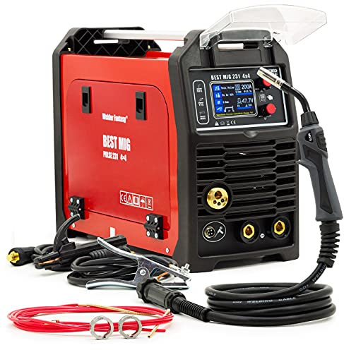 Welder Fantasy Best MIG™ 231 4 x 4 MIG/MAG - Saldatrice per sinergia 200 A TIG a doppio impulso 4 x 4