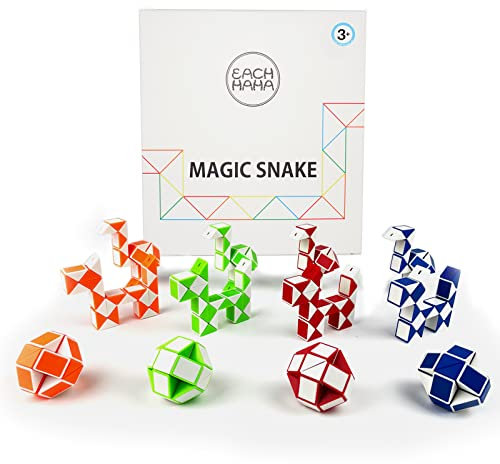 EACHHAHA Petit Cadeau Anniversaire Enfants invites,12 pièces Mini Serpent Magiques,Jouet 3 Ans,Pinata Garcon,Fidget Toys,Anti Stress,Magic Snakes