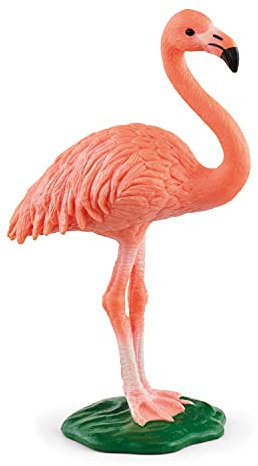 schleich 14849 FENICOTTERO , da 3 anni, WILD LIFE - Figura, 6 x 3 x 9 cm