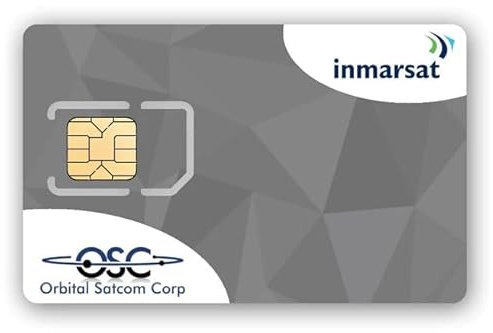 Inmarsat Isatphone 2 & Pro Carte SIM prépayée Amérique latine 300 unités/validité 180 jours pour téléphones satellites Prêt à activer en ligne, voix, SMS SMS