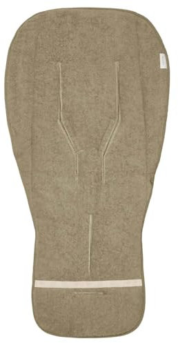 Koeka Sitzauflage Buggy - Universal - Buggy Einlage Sommer - Kinderwagen Sitzeinlage - Atmungsaktiv - Dijon - Frottee Aus Bio-baumwolle -