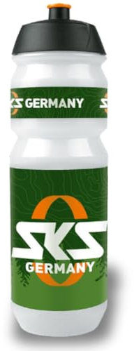 SKS GERMANY BIO BOTTLE LARGE 750 ml Trinkflasche (Umweltfreundlich aus Zuckerrohr, für alle gängigen Flaschenhalter, 100% recyclebar, Auslaufsicher, BPA-frei, abnehmbarer Deckel)