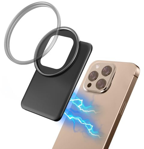 HAFOKO 61mm Magnético Lente Filtro Montura Compatible para iPhone 16 Pro/16/15 Pro/15/14 Pro/14/13 Pro/13/12 Pro/12(Sin Filtro)