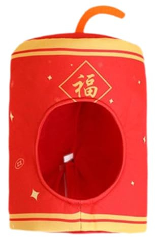 predolo Sombrero de petardo para Cabeza, Ideal para Festivales, Aniversarios, Fiestas temáticas y Celebraciones.