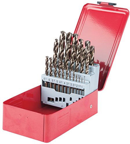 KS TOOLS - 330.3613 - Coffret de 25 Forets métaux HSS Cobalt Meulés - 1,0-13,0 mm - forets livrés en boîte