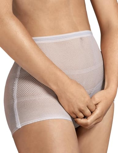 Carriwell Culotte Post Accouchement Lavable x 4 | Respirante & Douce | Maintient Les Serviettes Postpartum en Sécurité | Taille Haute pour Césarienne | Confortable Slip Filet Maternité