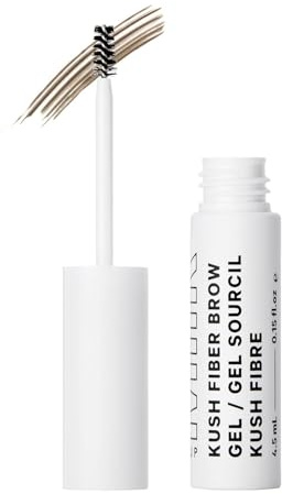 Milk Makeup KUSH Fiber Brow Gel – Tinted Gel Fluffs, Fills + Holds Eyebrows for a Fuller, Natural Look – Conditioning, Vegan Formula – Dutch (Medium Dark Brown), 0.15 oz