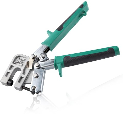 LEONTOOL Metal Stud Crimper 10 Inches Punch Lock Crimpers Stud Crimper Pliers Drywall Tools, Punch Lock Framing Fastening Crimping Hand Tool for Most Gypsum Board Work Decoration Projects