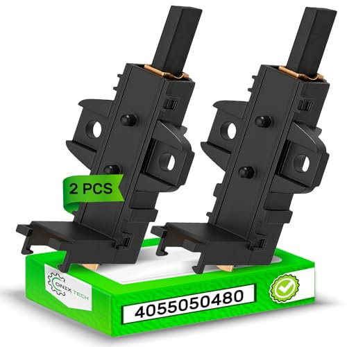 2 Stück Kohlebürsten für Elektromotor Waschmaschine 38/40 х 13,5 х 5 mm mit dem Originalcode 405505048/0 4055050480 405505048 für AEG für Electrolux - Garantie 5 Jahre - ONIX TECH
