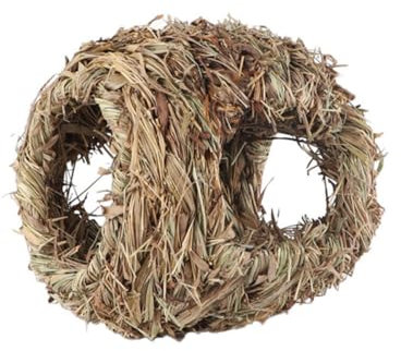 BESPORTBLE Handgewebtes Vogelnest Aus Naturgras Nest Für Garten Gewebtes Nest Praktische Vogelnest-Dekoration Robust Und Naturnah