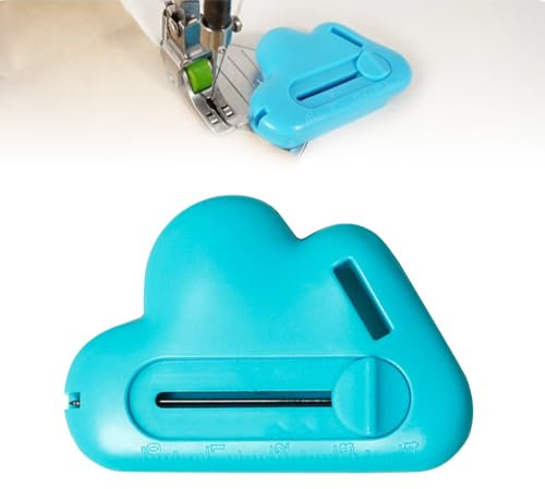 Matame Magnetische Nahtführung Magnetischer Nahtführer, Magnet Nahtführung, 2 in 1Nähmaschinen-Beratungstools mit Nahttrenner, Nähzubehör für Nähmaschine (Blau)