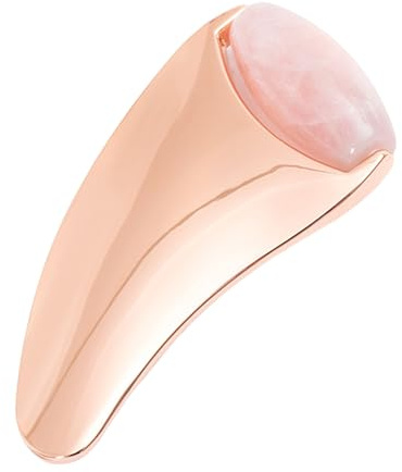 Gesichtsmassagegerät, Massagerolle, Massagegerät mit Gesichtsroller, manuell, Zink-Legierung, Gesichtsmassagegerät, Beauty-Werkzeug aus Metall, wiederverwendbar, für Reisen zu Hause