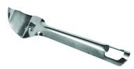 Johnson Rose Can Punch & Bottle Opener 6-3/4in O.A. Heavy Duty Nickel Plated Steel