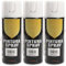 H HANSEL HOME Pintura Spray Blanco Brillo 400 Ml - Pack de 3 Unidades