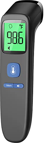 No-Touch Thermometer for Adults and Kids, Digital Baby Thermometer with Fever Alarm, 1 Second Fast Result, Easy to use, 2 in 1 Mode
