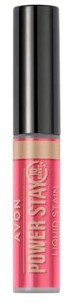 AVON Power Stay -Tinte Labial Líquido Power Stay Tono Worth The Hype - 10 Horas de Permanencia Cómoda- Pintalabios con Efecto Difuminado - Color Rosa