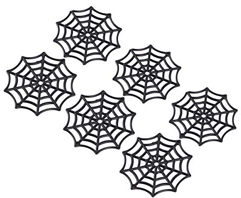 50 St Halloween Plast Spindel Nät Läskigt Spindelnät Halloween Festtillbehör Halloween Dekorationer Spindelnät Parasoll Skruv Ankare Spindelnät Väggdekorationer Kontor Känt Präglat