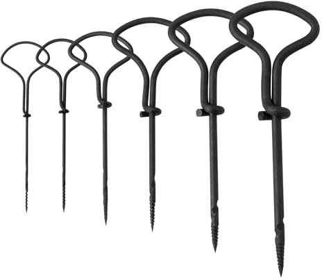 ZYDYRX 6 Kastanienbohrer Handbohrer Set Chestnut Craft Set Schwarz Kastanien Bohrer Set für Crafting 1.5mm 2mm 3mm 4mm 5mm 6mm