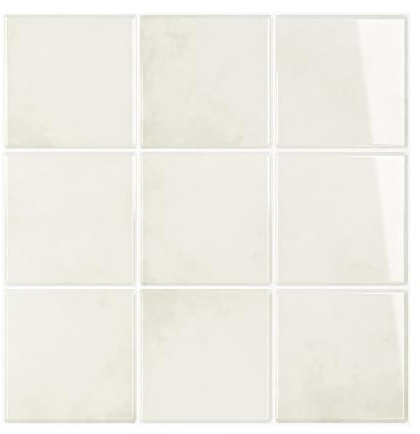 VEELIKE Cream Beige Backsplash Tile Peel and Stick Backsplash for Kitchen 12 Sheets Self Adhesive Square Wall Tile Stickers 12''x12'' Waterproof Back Splash Stick on Tiles for Bathroom Laundry Room RV