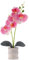 Funzhan Rosa Kunstorchideen im Grauen Keramiktopf 41cm Natürlich Aussehende Kunstpflanzen Künstliche Orchidee Für Badezimmerdekoration Frühlingsfest Tischdeko Hotel Lobby Dauerhafte Innendekoration