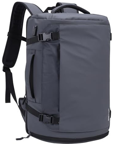 HOMIEE Reiserucksack 40L Großer Rucksack Herren Wasserdicht 15.6-17.3 Zoll Laptoprucksack Handgepäck Kabinenrucksack Daypack mit schuhfach für Reise Weekender Trip Wandern Camping
