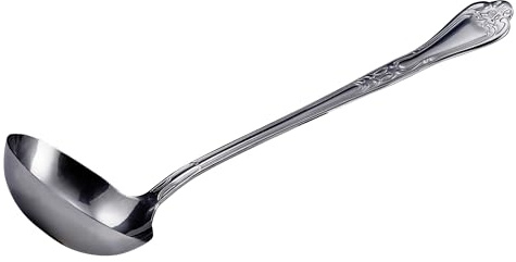 Winco Heavy-Duty Gravy/Soup Ladle, 4 Ounce, 13