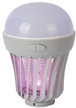 Jata MELI0320 - Lámpara Antimosquitos Eléctrico para Exterior e Interior, Área de acción 25 m², Resistente al Agua, Eliminación por Descarga, Silencioso. Eficaz