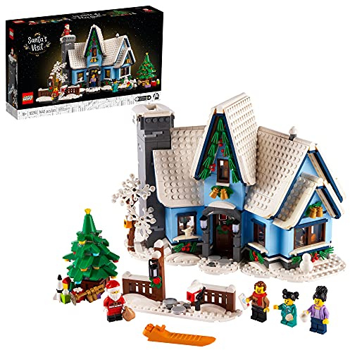 Lego Santa’s Visit 10293 Building Kit; A Festive Build for Adults and Families, with a Christmas Scene to Display (1,445 Pieces)