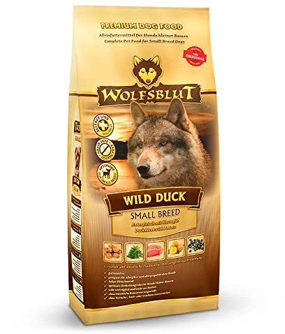 Wolfsblut - Wild Duck Small Breed - 4 x 2 kg - Ente - Trockenfutter - Hundefutter - Getreidefrei