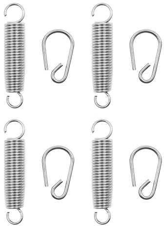 Hsthe Sea 4PCS Double Bass Drum Pedal Springs Jazz Drums Pedal Spring Percussion Instrument Hardware Parts