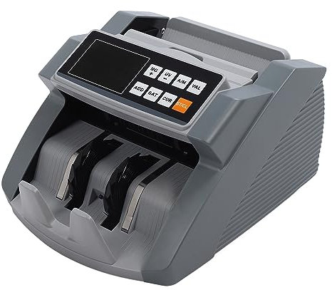 FLEXMAN Money Counter Machine, High Speed ​​LCD Display Bill Kontanträkning, Sedel Bill Detektor Med Med MG, UG Och IR Detektion för Banker, Barer, Bensinstationer
