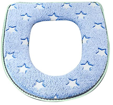 Pocoiau Dunkeln Leuchtende Toilettensitzbezüge Leuchtende Toilettensitzauflage Universeller Abnehmbarer Bezug Waschbar Passend Für Die Meisten Toiletten