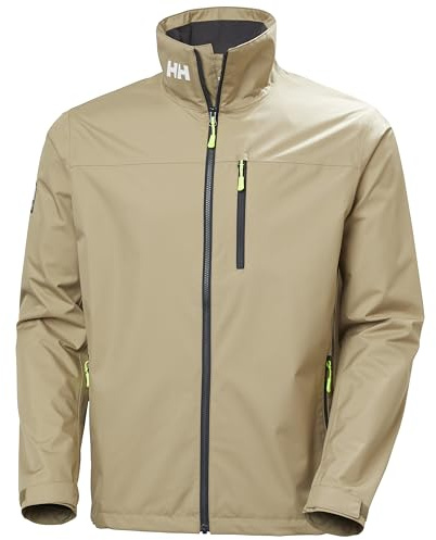 Helly Hansen, Mens, Crew Sailing Jacket 2.0, Pebble, Large